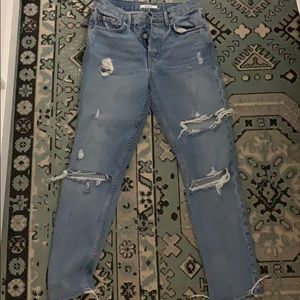 Karolina Butt Slit Jeans 27 GRLFRND